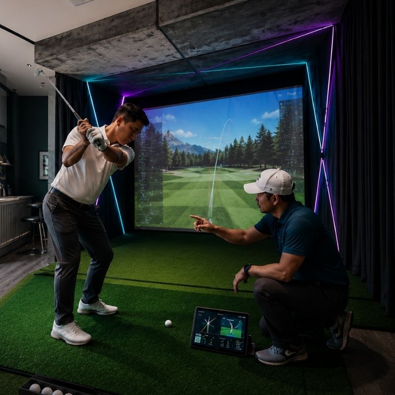 Book Golf Simulator with Coach